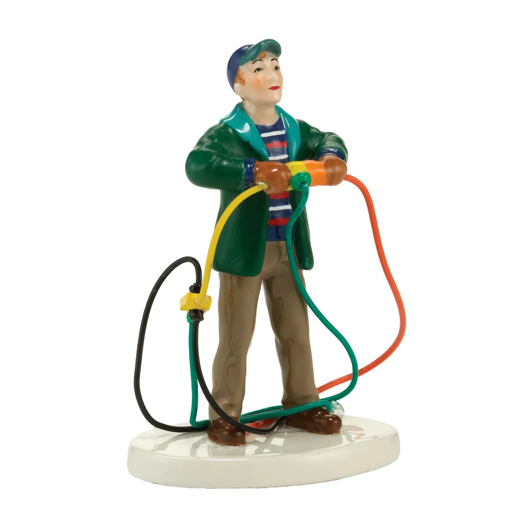 The Original Snow Village - Fire It Up Dad! Figurine