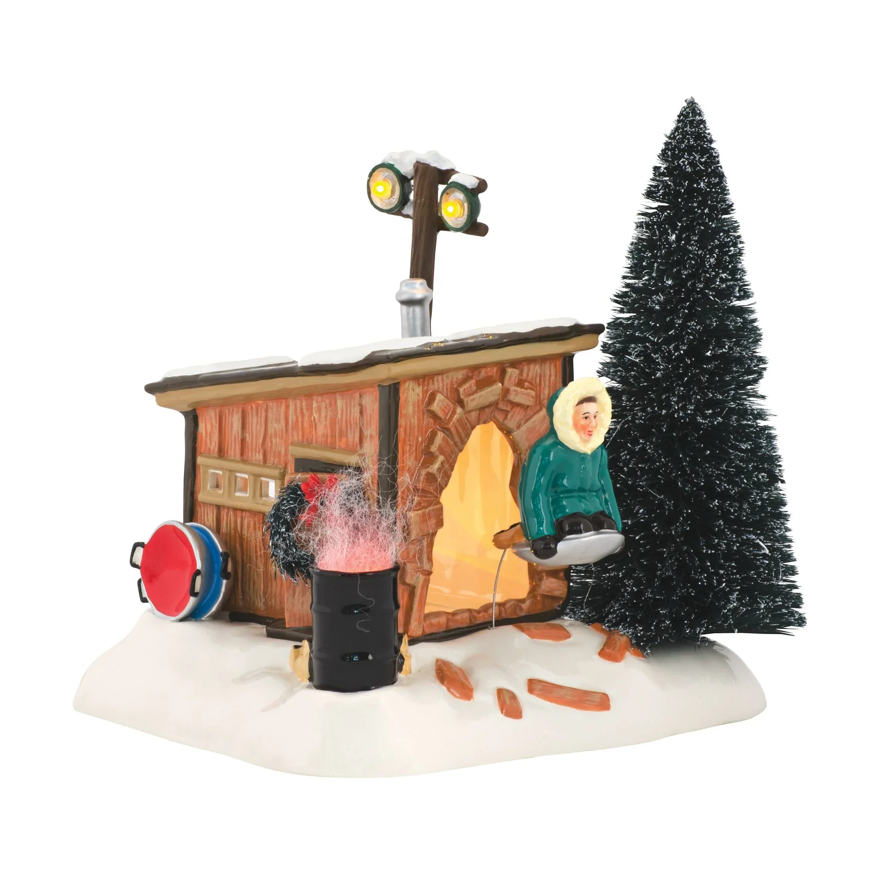 The Original Snow Village - Griswold Sled Shack Figurine