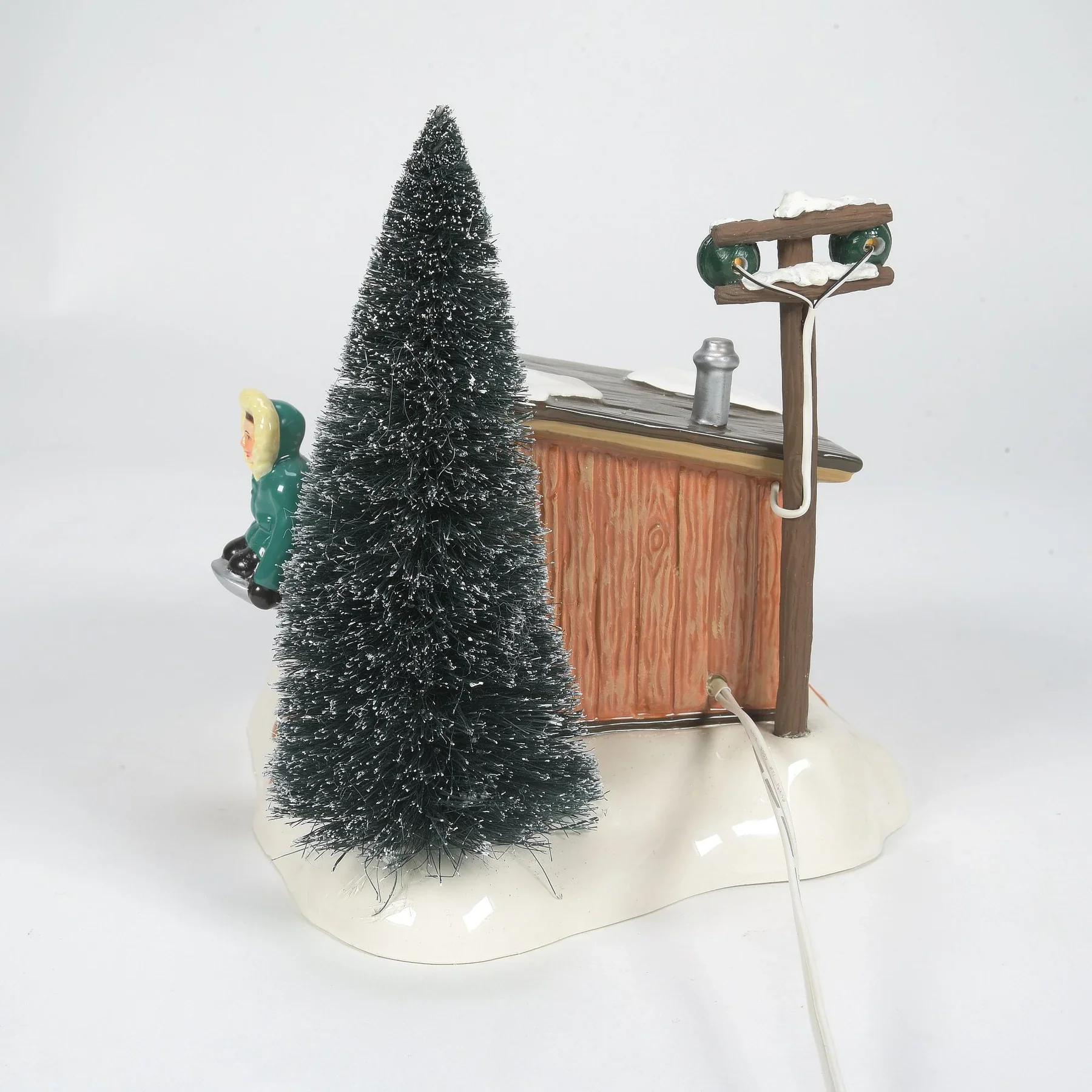 The Original Snow Village - Griswold Sled Shack Figurine - Image 4