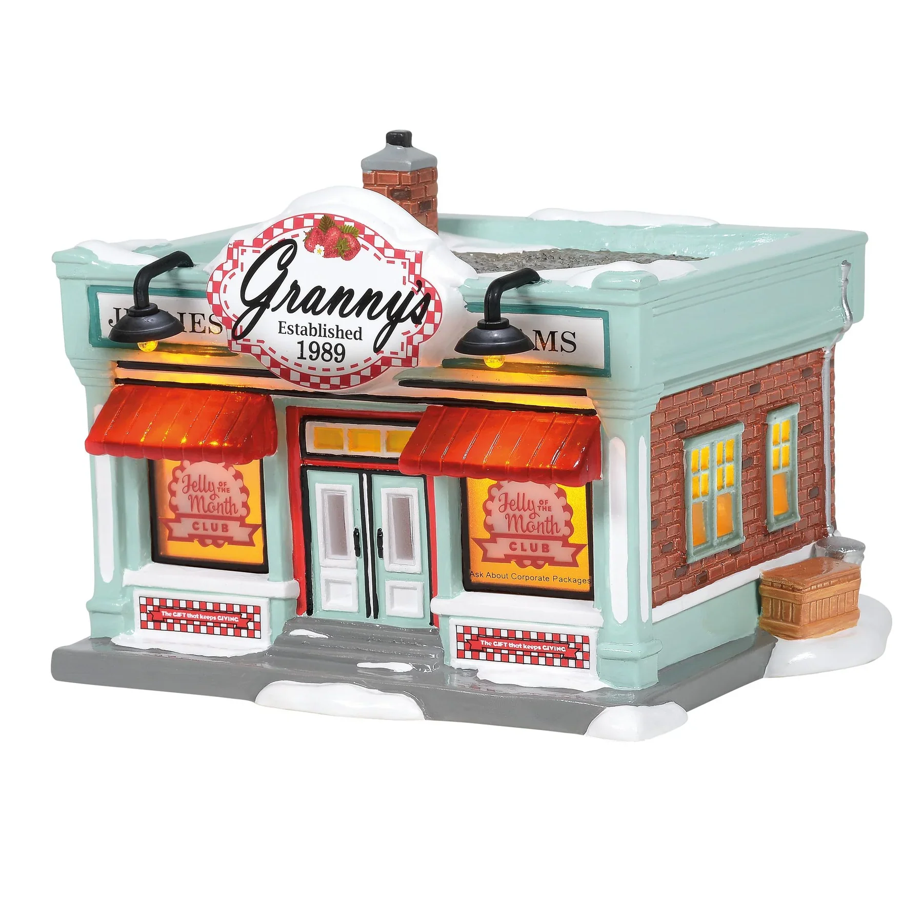 The Original Snow Village - Jelly Of The Month Club Figurine