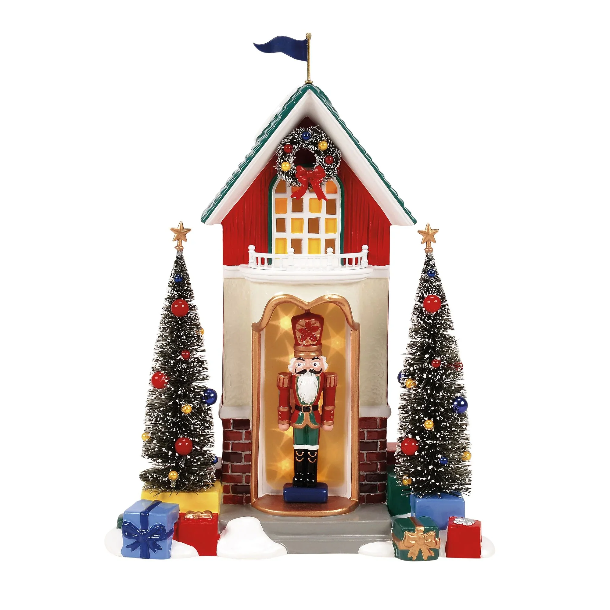 The Original Snow Village - Snow Village Sentry Figurine, 8.15"