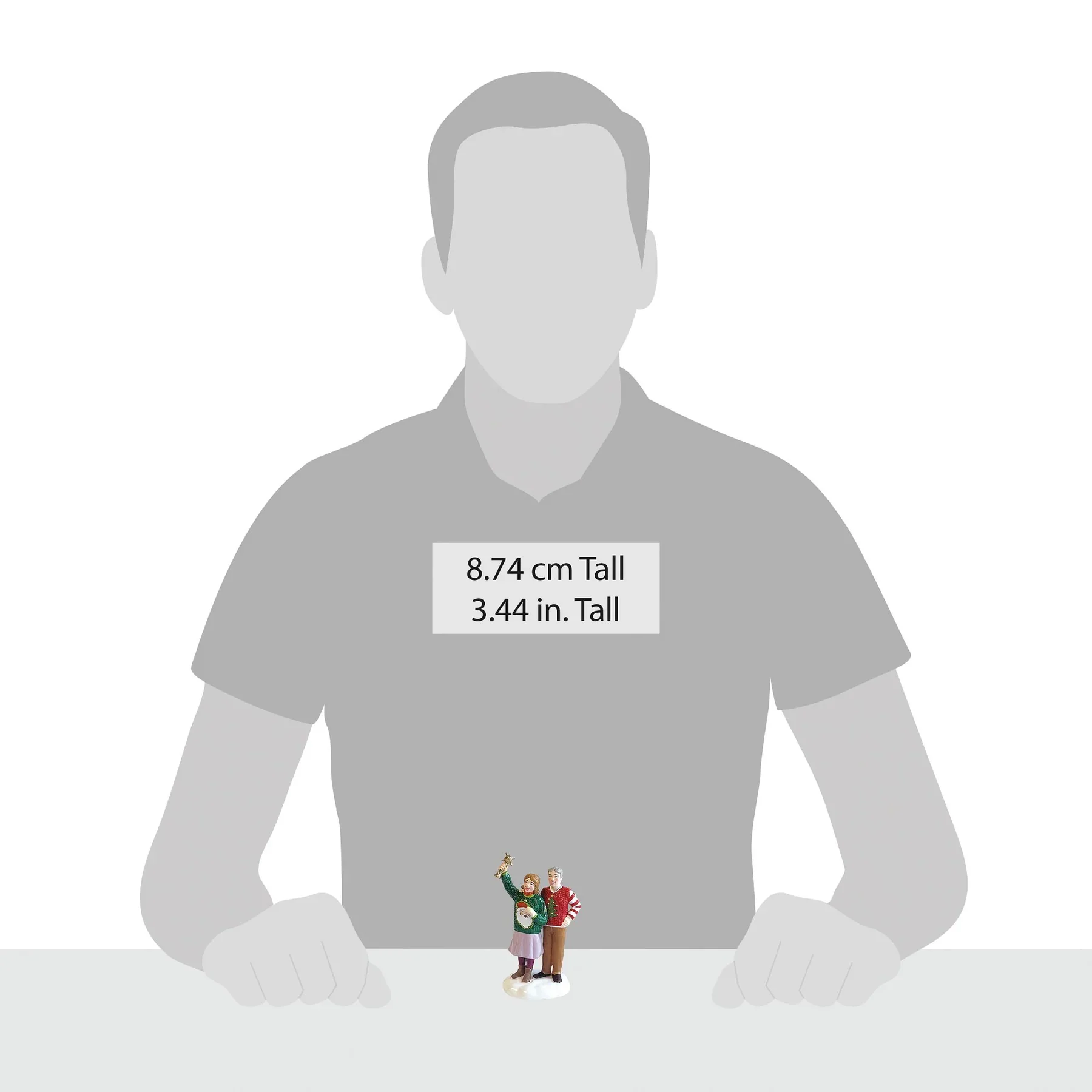 The Original Snow Village - Ugliest Sweater Champion Figurine - Image 5
