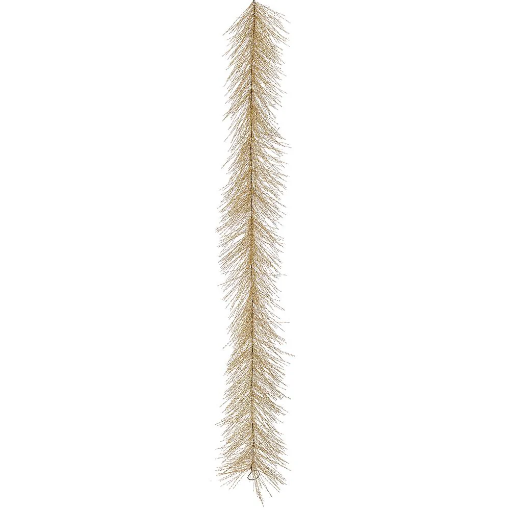Tinsel Garland, 9' (Gold)