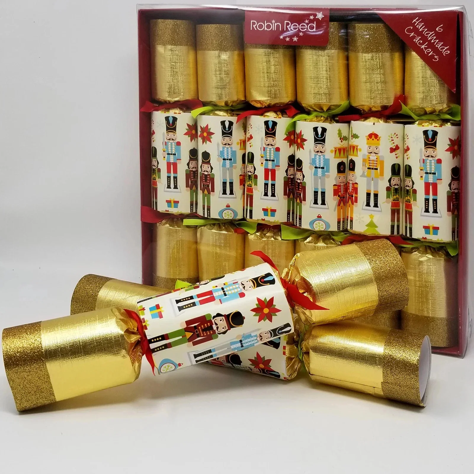 Traditional Nutcracker Party Crackers, 12" (Set of 6) - Image 3