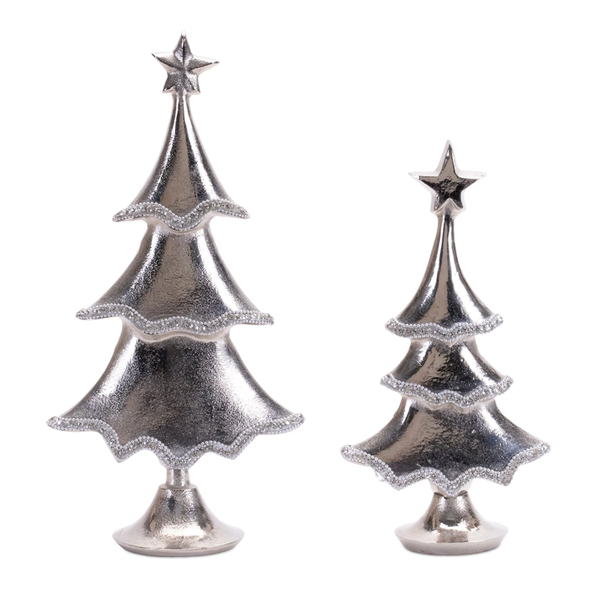 Aluminum Trees, 11 - 14" (Set of 2)