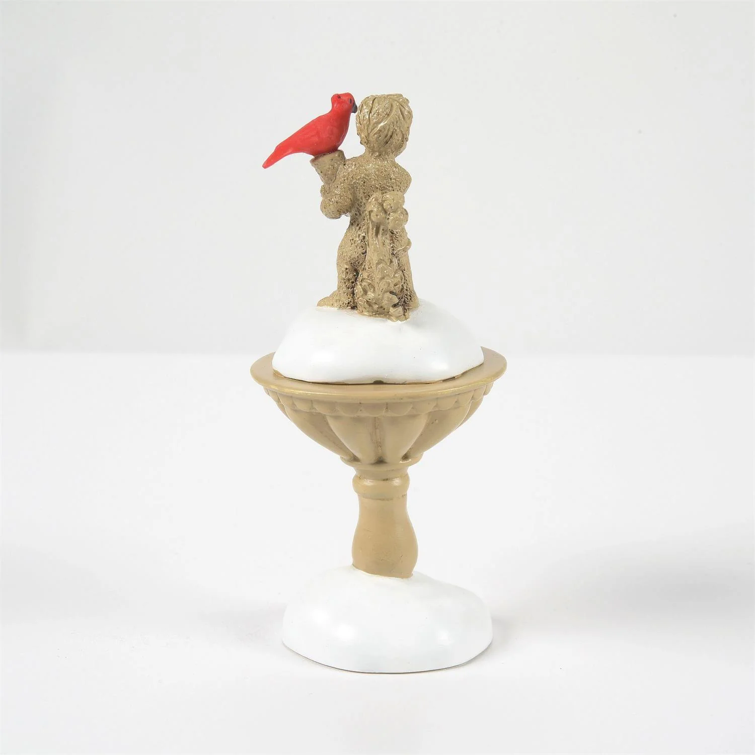 Village Accessories - Cardinal Christmas Fountain - Image 3