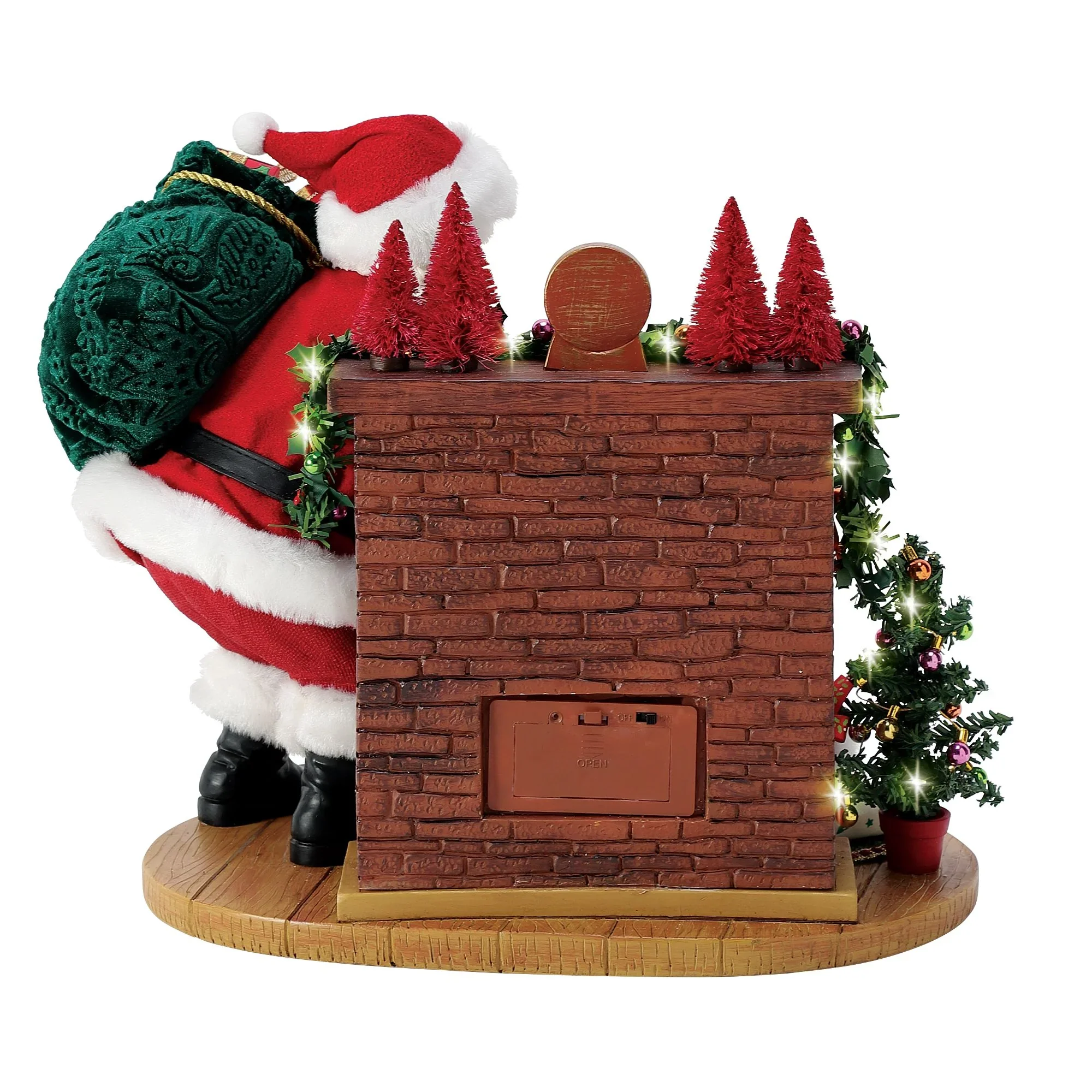 Visions of Sugar Plums Santa Figurine, 10" - Image 6