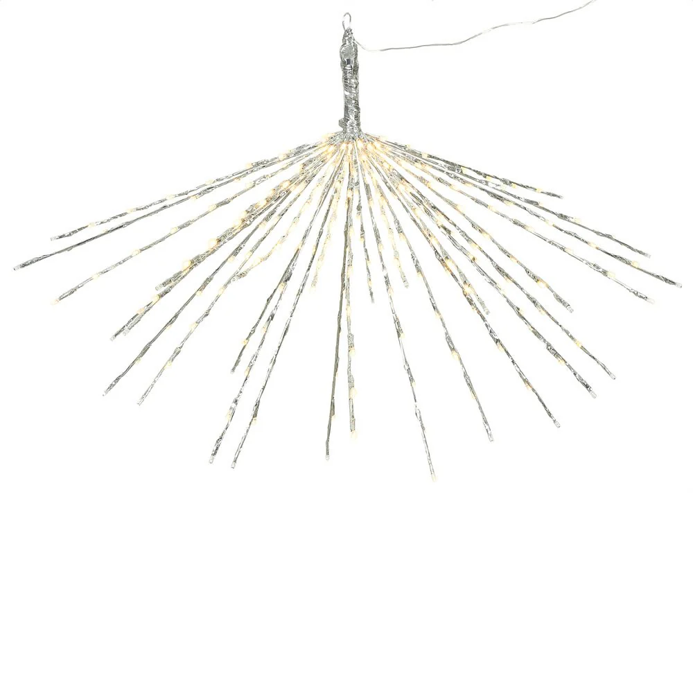 Warm White Silver Sputnik, (36", warm white flash)