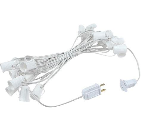 White C-7 Stringer  (25' long, 12" spacing)
