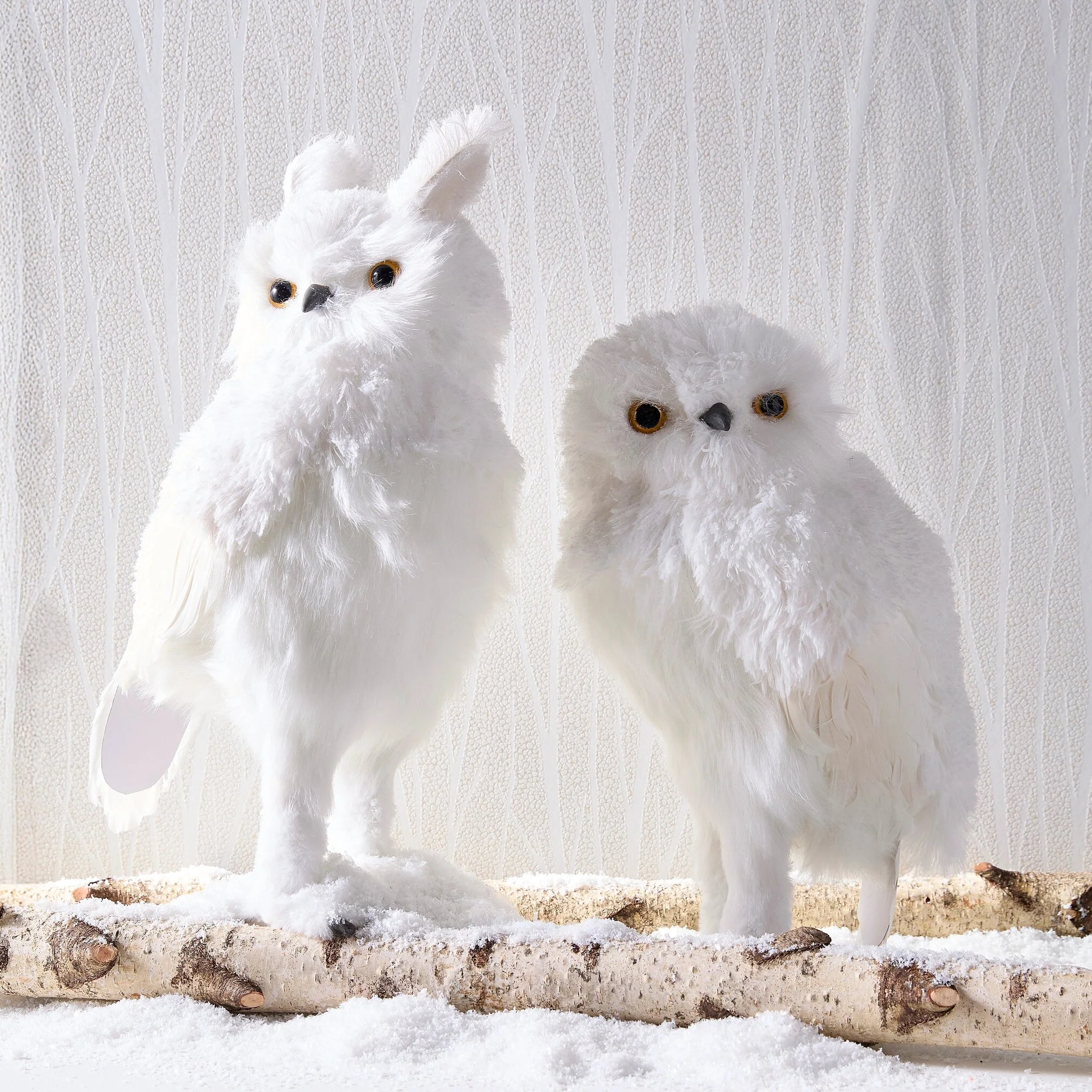 White Owl Figurine, 16" (2 styles - sold individually) - Image 2