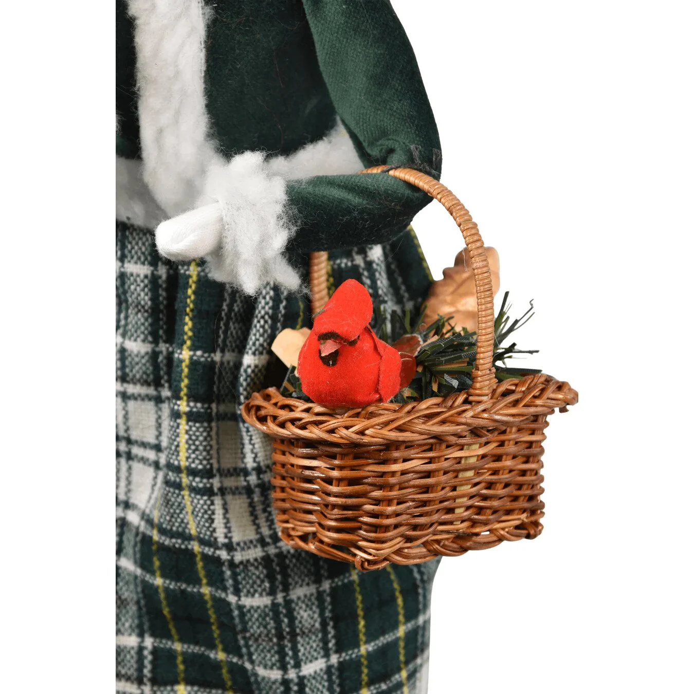 Woman w/ Cardinals Caroler Figurine, 13" - Image 3