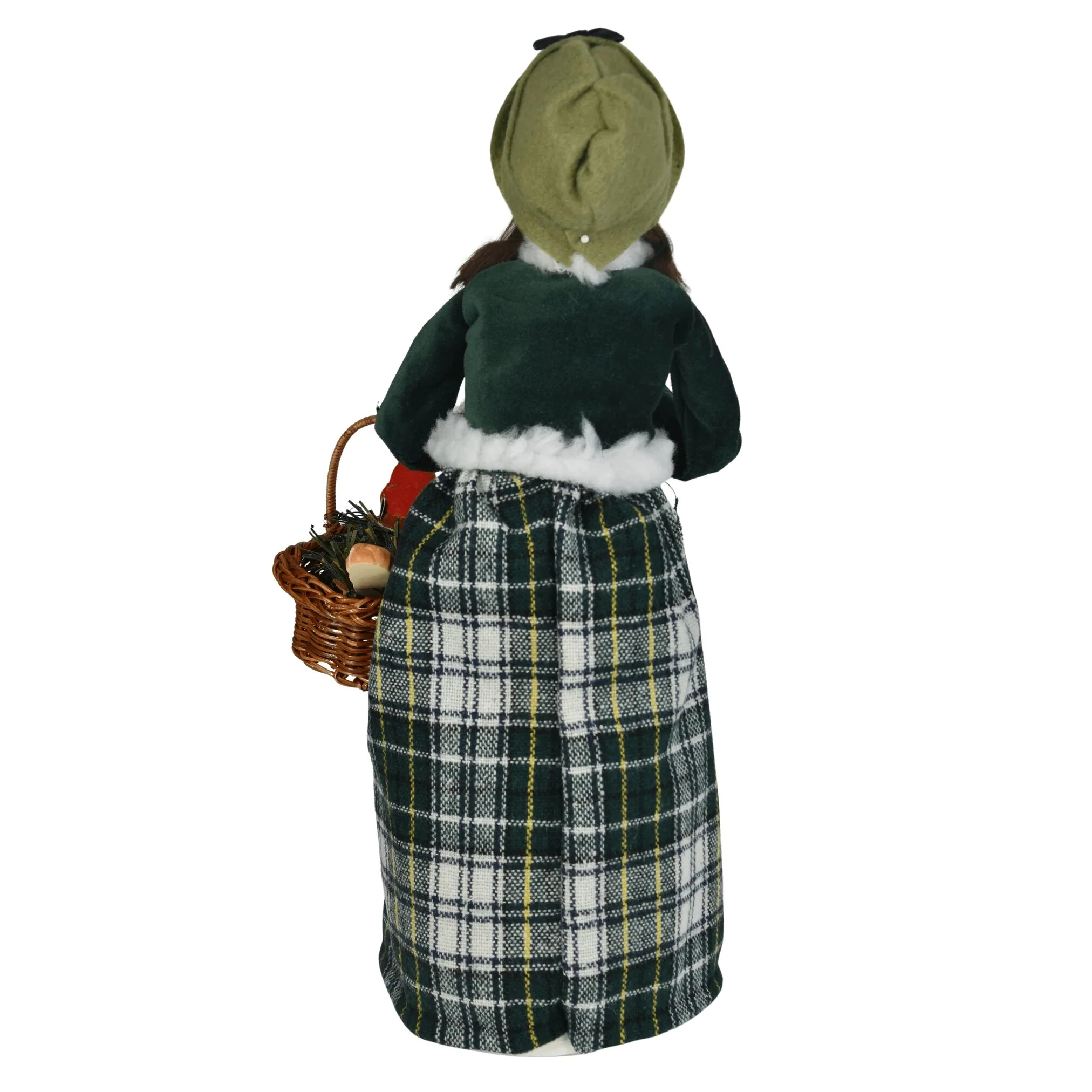 Woman w/ Cardinals Caroler Figurine, 13" - Image 6