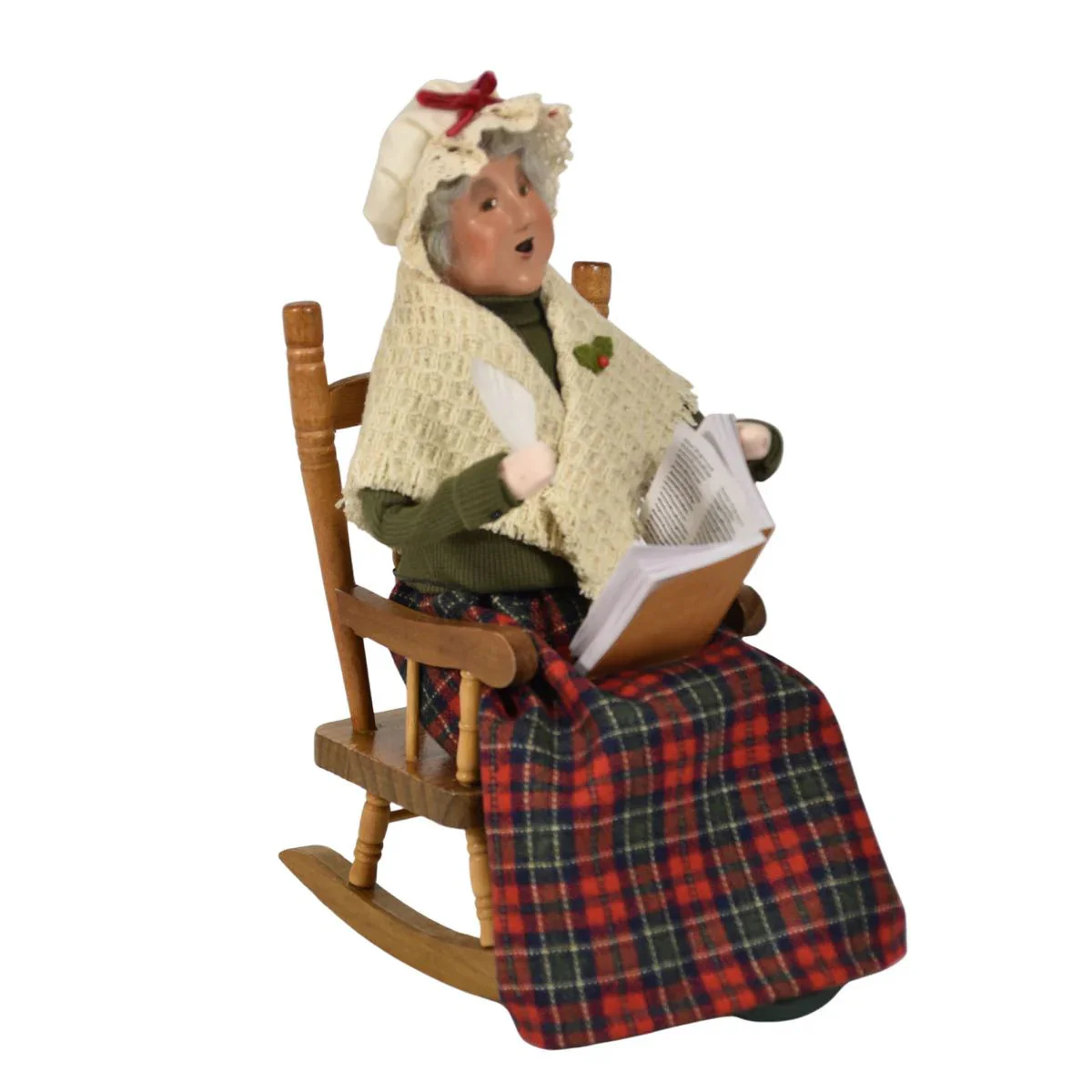 Workshop Mrs Claus Caroler Figurine, 13" - Image 6